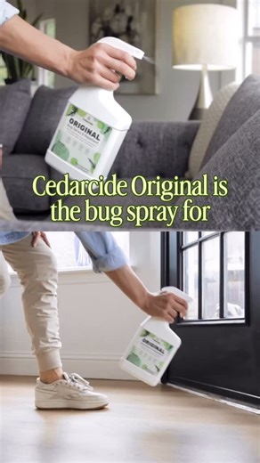 Our Original bug spray is multi-use for 🏠 Indoors: furniture, countertops, flooring, & fabrics 🧑‍🧑‍🧒 People: safe for clothing, skin, and gear 🐕 Pets: dogs, cats, and horses | Cedarcide