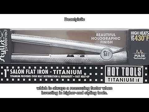 Hot Tools HTP11 Holographic Flat Iron Review: Sleek Hair Made Simple