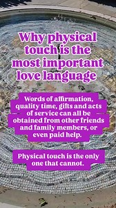 51K views · 486 reactions | Of course, someone with a deep need for romantic words of affirmation also cannot get this need met, without having an emotional affair, but they can get affirmed by their kids, friends, and at work. This is a big difference. https://www.drpsychmom.com/is-physical-touch-the-most-important-love-language/ | Dr. Psych Mom | Facebook