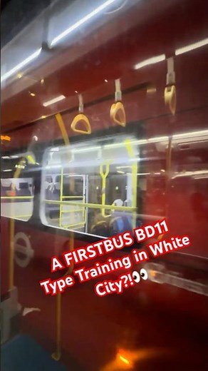 A FirstBUS BD11 type training around the Shepards Bush Area👀 #youtubeshorts
