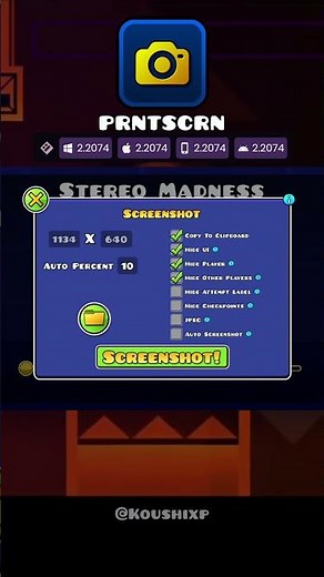 The best mod for taking screenshots - Part 53 | Geometry Dash