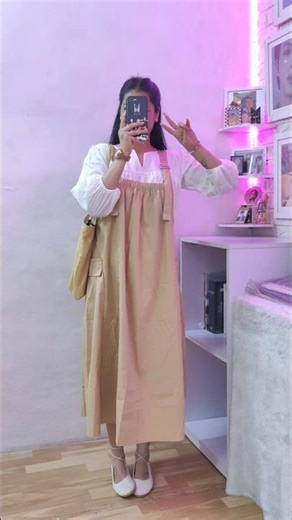 Women Pinafore Dresses | Midi Dress #koreanmididress #japanesefashion #mididress