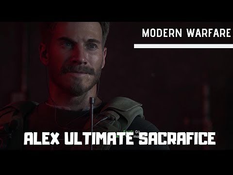 CALL OF DUTY MODERN WARFARE ALEX DEATH SCENE