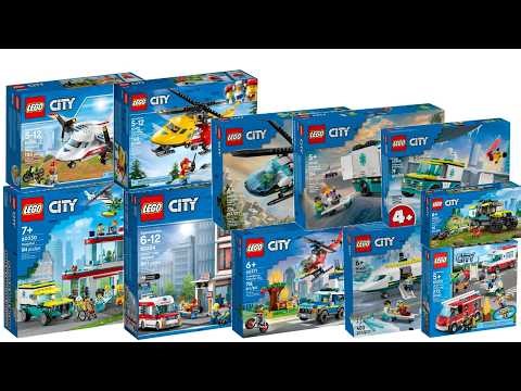 All LEGO City Hospital / Ambulance sets released 2015-2025 Compilation/Collection Speed Build