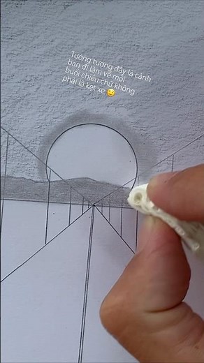 Vẽ Phong Cảnh Đơn Giản BẰNG BÚT CHÌ | how to draw scenery with pencil #vetranh #drawing #short