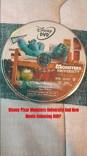Disney Pixar Monsters University And New Movie Unboxing DVD? 📀🧳🧢👹🏫🎒🗓️🚪