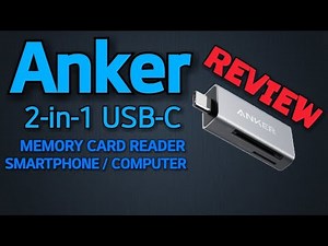 Anker 2-in-1 USB-C Memory Card Reader REVIEW (new for 2018)