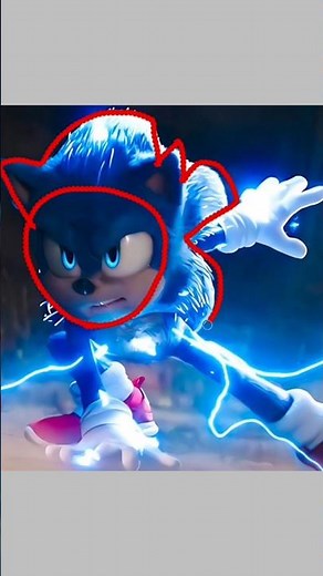 How to⚡ Draw Sonic the hedgehog 🦔| Sonic Movie | Easy Step by Step#art #sonicthehedgehog #shorts