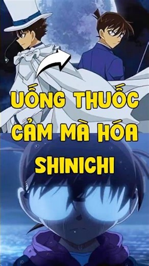 Uống thuốc cảm mà hóa Shinichi | Detective Conan #anime #shorts #conan