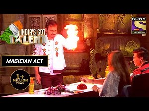 Javed ने Karan और Malaika के साथ Share किया अपना Magic! | India's Got Talent Season 8 | Magician Act