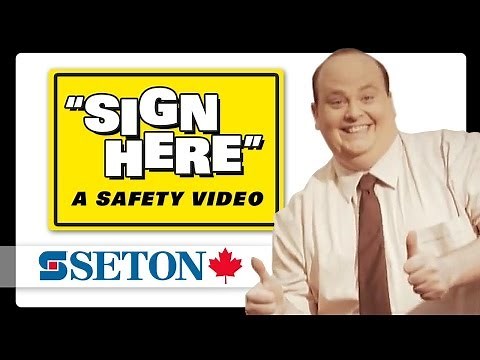 Funny Sign Safety Video - "Sign Here"