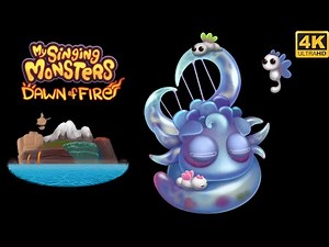 Baby Cherubble - Sound and Animation / Breeding (My Singing Monsters: Dawn of Fire) 4k