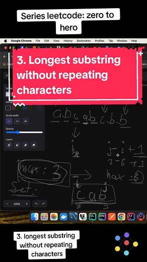 #03 Series leetcode: zero to hero 3. Longest substring without repeating characters #algorithms #datastructuresandalgorithms #leetcode #changlenge #code #c