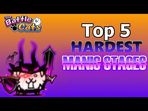 Top 5 HARDEST Manic Cat Stages! | Battle Cats