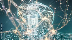 AI simulating human neural networks for advanced learning in a digital environment.