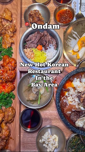Agnes | Bay Area Foodie on Instagram: "📍Ondam 2450 El Camino Real, Santa Clara, CA 95051 Follow @agnespittioni for more!! Im very excited to share that this new korean restaurant is OPEN! the food here is amazing and i cant stop thinking about!! As far as menu selection goes, im very impressed!! the presentation of everything exceeded my expectations. My fav here was the sotbab, ondam chicken platter, and the beef ribs, deff will be back to try their other items on the menu Order 🧀ondam mini c