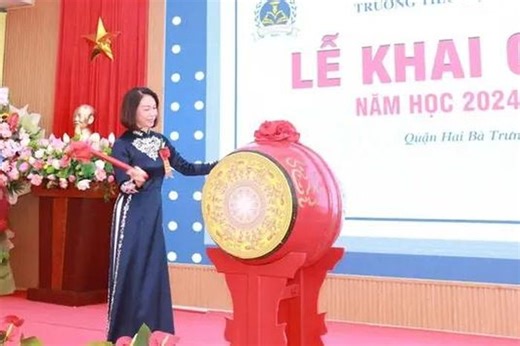 Trường Tiểu học Võ Thị Sáu khai giảng năm học mới