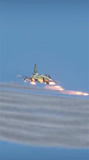 JF-17 Fires Hydra Rockets in Ground Attack