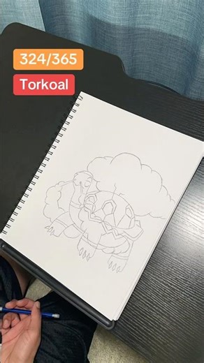 Drawing Torkoal #drawing #pokemon #kennymason #drawings #pokémon #torkoal #hoenn #draw #pokemonart