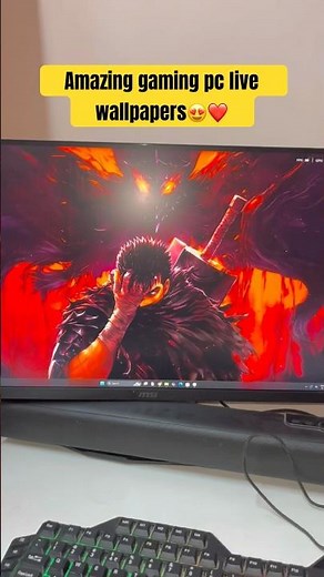 How to install live wallpapers in your gaming pc ! Subscribe for more ✨✨