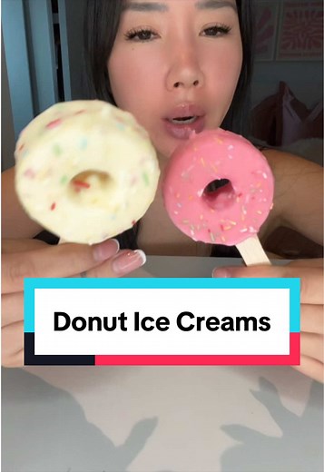 Donut Ice Cream Dessert Mukbang with GG