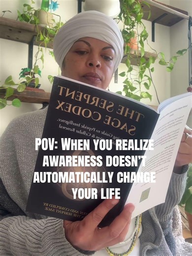 Knowing better and becoming different are not the same thing