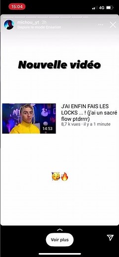 Michou a fait ces locks