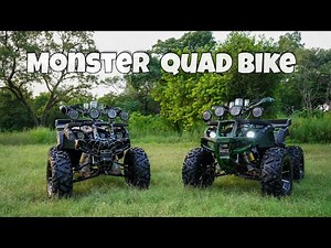 Monster 250cc ATV Bike Max Size Full Review | Offroading Machine | CVT Gear ⚙️