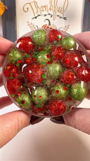 BFF Slime Bakery on Instagram: "It’s Time is the first of many Christmas slimes, and it perfectly captures the magic of the season! 🎄✨ This festive slime features a red and green glitter crust topped with a sparkly red and green foam float that’s so fun to mix, squeeze, and squish. The soft foam texture adds an extra layer of sensory delight, creating satisfying pops and squishes as you play. Scented with a merry blend of mango nectar, cactus leaves, agave sugar, and a touch of Siberian 