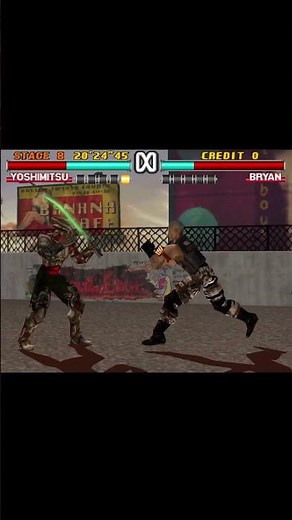 Tekken 3 - YOSHIMITSU vs BRYAN: Soul Collector vs Soulless Machine