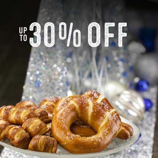 Cyber Monday is here and your holiday gifting just got a whole lot easier! For a limited time, our Holiday Gift Boxes are up to 30% off. Yep… the same artisanal pretzels, gourmet sauces, and crowd-favorite toppings—now bundled with major savings. These boxes sell out every season. So if you’re shopping for teachers, neighbors, clients (or honestly… yourself), now’s the moment. 🚚 Free shipping on all orders ⭐ 45,000 5-star reviews 🥨 Hand-twisted, Belgian-style dough 🎁 Buy now, ship later Stock