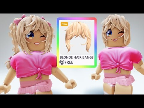 GET THIS FREE BLONDE HAIR BANGS NOW 😵😍