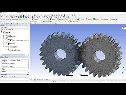 How to Set up a Gear FEA Analysis in ANSYS using Joints and Remote Displacements
