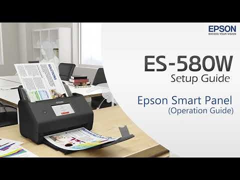 ES-580W - Epson Smart Panel operation guide