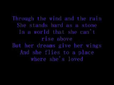 Martina McBride- Concrete Angel (Lyrics)