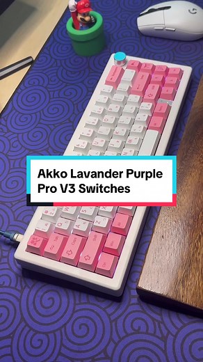 Discover the New Akko Lavender Purple Pro V3 Switches!