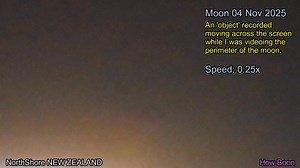 Good afternoon Moon Recorded on 04 Nov 2025 An 'object' caught moving down the screen during my moon recording! :D Most likely a man-made satellite or was it something else! Enjoy!! :D (Y) (Y) @NorthShore NEW ZEALAND | How Boon