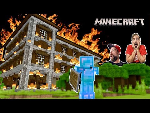 WE BURNT THEIR MANSION DOWN! / Mastering Minecraft 34