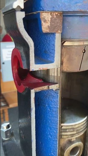 Knight Sleeve Valve Engine Cutaway Demonstrator