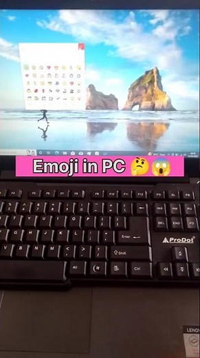 How to Open Emoji Keyboard on Laptop | Windows Emoji Shortcut 2025 #shorts #windows