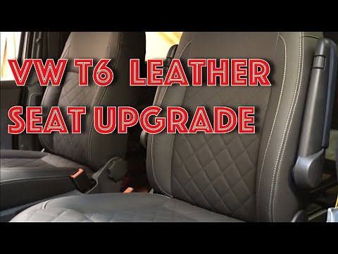 VW T6 Front seat leather upgrade. Part 1. Auto upholstery