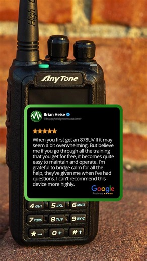 "believe me if you go through all the training that you get for free, it becomes quite easy to maintain and operate." #hamradio #dmr #bridgecom #dmrradio #testimonial | BridgeCom Systems, LLC