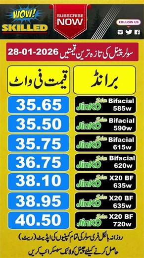 Jinko Solar Panel Price in Pakistan | wow skiled