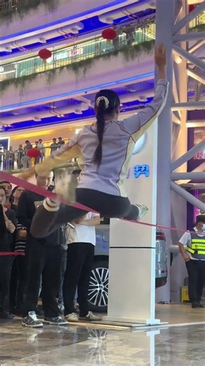 Ballet on a rope #live on the spot#It takes ten years of practice to make a one-minute per