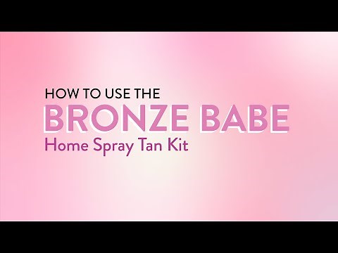 How to Spray Tan with the Bronze Babe Home Spray Tan Kit | MineTan Body Skin