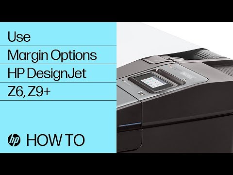 Use the Different Margin Options | HP DesignJet Z6 and Z9+ Series Printers | HP