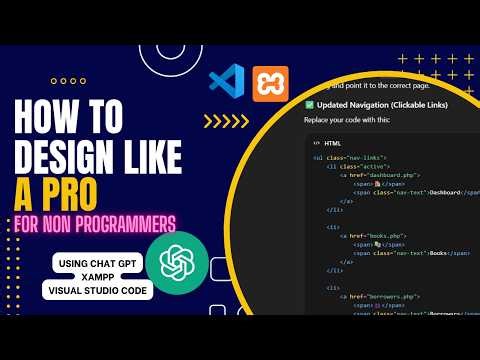 Creating Website Designs Using Chat GPT, Xampp and Visual Studio Code without any programming exp
