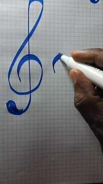 Draw the G Clef in Steps #easy