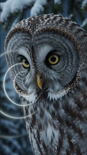 The Bird That Hunts by Hearing Snow Fall 🦉❄️ | Great Gray Owl Documentary | BBC Earth Style