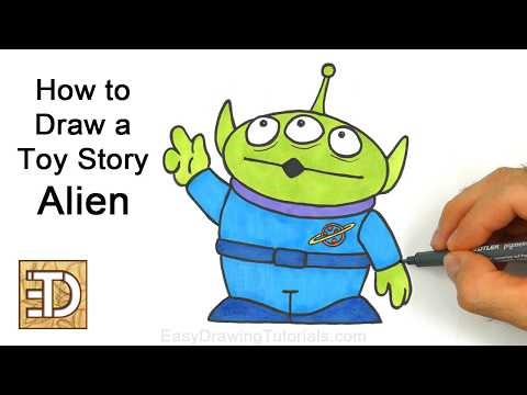 How to Draw a Toy Story Alien